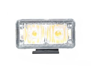 4 x 2 LED 12v Warnleuchten Notfall Frontblitzer Lampen 24 Modi Orange Lkw Pkw