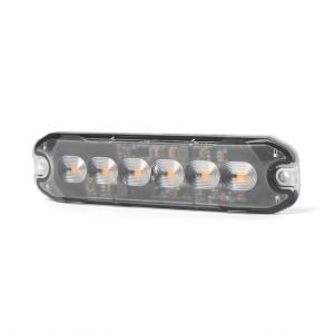6 LED Warnleuchten Notfall Frontblitzer Blitzlicht Schlank Licht 10W 12v 24v