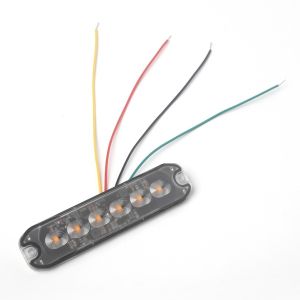 6 LED Warnleuchten Notfall Frontblitzer Blitzlicht Schlank Licht 10W 12v 24v