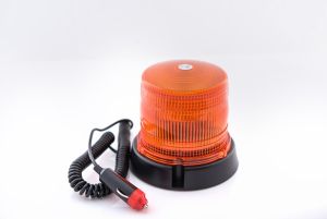 10 LED Warnleuchte Rundumlicht Bernstein Magnet Lampe 124mm 12V 