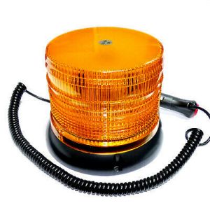 32 LED Warnleuchte Rundumlicht Bernstein Magnet Lampe 160mm 12V 