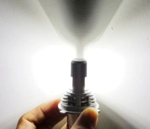 2 x Led H4 Lys Hovedlys Lyspærer Strålekaster Lampe Lastebil Bil Hi/Low Beam 50W 5000lm 6500K 12V 24V