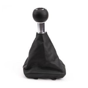 AUDI A3 8L 2000-2003 6 Gang Schaltknäufe Schaltsack Knauf Manuell Leder Schwarz 