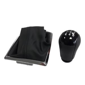 FORD FOCUS 5 Gang  98-04 MK1 Schaltknäufe Schaltsack Knauf Manuell Leder Schwarz