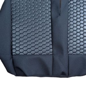 Bilklädsel för IVECO DAILY 2006-2011 Van Svart Vit Läder Textil