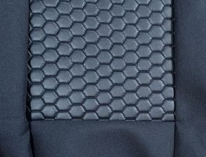 Bilklädsel för IVECO DAILY 2006-2011 Van Svart Vit Läder Textil