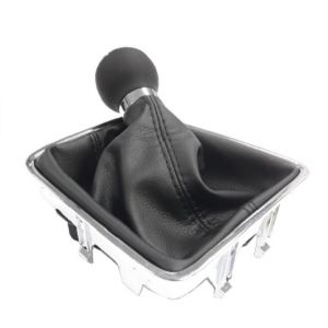 VW Sharan II,Tiguan I, Schaltknäuf 5 Gang Schaltsack Knauf Manuell Leder Schwarz 