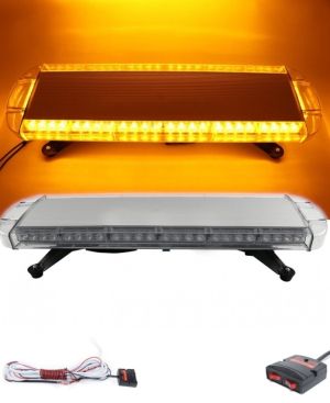 40 LED 76cm BAR Blitzlicht Warnleuchte Notfall Strobe Leuchten 12V 24V