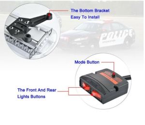 40 LED 76cm BAR Blitzlicht Warnleuchte Notfall Strobe Leuchten 12V 24V