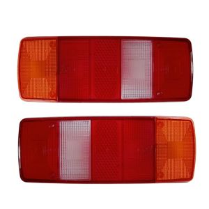 2 x Rückleuchtenglas Rücklichtglas für MAN TGA TGL TGM TGS TGX,SCANIA,DAF,Mercedes-Benz Atego VW T4,Crafter Pritsche,Steyr Anhänger LKW E-Prüfzeichen