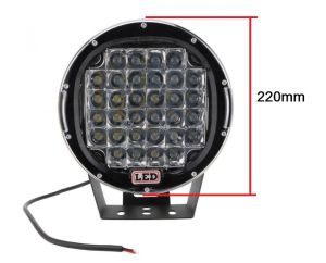 LED Runden 220mm 96W Arbeitsscheinwerfer Für PKW LKW Traktor Lampe 12V 24V