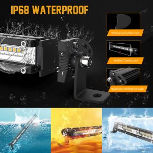 36 LED BAR 332mm 108W SPOT Luces de Trabajo Lampara Proyector 10-30V  Luz Faro de inundación Auto Coche SUV 