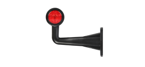 2 x 4 led Luces laterales de remolque camiones  e-marca 12/24v