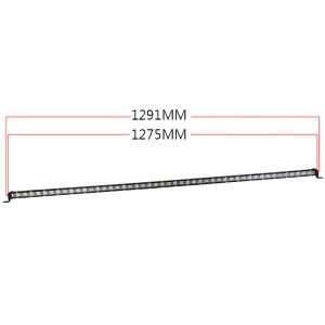 48 LED Slim BAR 129cm 144W FLOOD Luces de Trabajo Lampara Proyector 10-30V  Luz Faro de inundación Auto Coche SUV 