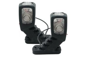 2 x Luces stalk laterales ,luz stalk markador camión remolque  Led 12/24V