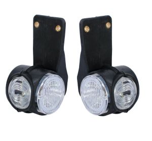 2 x Feux de gabarit à LED feu de position remorque camion 12/24V