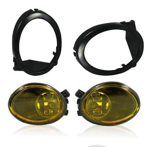 2 x Dimljus Halogen Strålkastare Framljus Gul für BMW E39(2001-2004) 5er Serie E46(2001-2005) 3er Serie E4