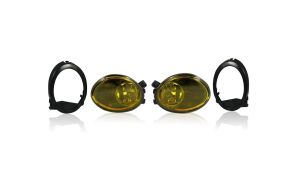 2 x Dimljus Halogen Strålkastare Framljus Gul für BMW E39(2001-2004) 5er Serie E46(2001-2005) 3er Serie E4