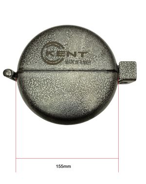 Stöldskydd Gasoil Bränsletank Låsning Enhet Diesel Bränsle Omslag Diameter Lastbil Metall 80 mm