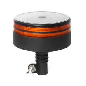 Feux Gyrophare Stroboscopique 50 LED 25W 149mm Flash Orange Lampe 12V 24V