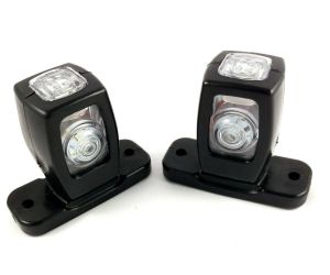 2 x Led Markeringslys,Sidemarkeringslys Lastebil Tilhenger E20 12/24V