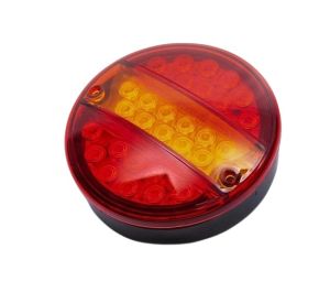 2 x Led Hamburger Rear Reverce Light for Truck Trailer Caravan DIameter 14cm 24v
