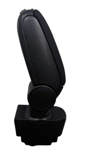 OPEL CORSA D 2006-2014 Mittkonsol Armstöd Bilarmstöd för Bil Svart Läder