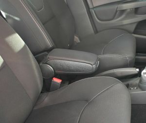 Renault Clio 4 2012-2020 Car Auto Armrest Centre Console Arm Storage Box Black Textile