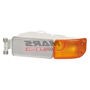 MAN TGA TGL TGM L2000 M2000 Blinkers Nebellichter Scheinwerfer Halogen Orange Weiß Reflektor Links Steckdose 