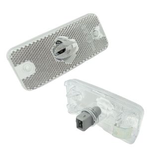 Iveco Stralis,Eurostar,Eurotech, VOLVO FM,FE, DAF LF,CF, Renault Premium,Kerax,Midlum,Magnum Steckdose Seitenmarkierungsleuchten Orange Reflektor Links Rechts E4