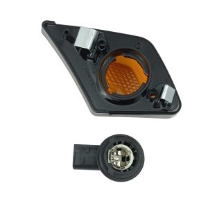 2 x Mercedes Actros MP4 Steckdose Seitenmarkierungsleuchten Orange Reflektor Links Rechts 