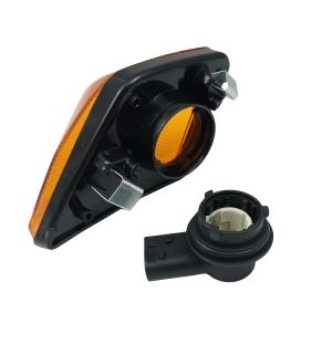 2 x Mercedes Actros MP4 Steckdose Seitenmarkierungsleuchten Orange Reflektor Links Rechts 