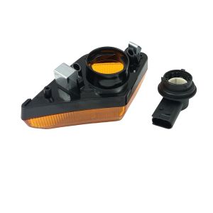 2 x Mercedes Actros MP4 Steckdose Seitenmarkierungsleuchten Orange Reflektor Links Rechts 