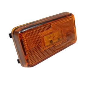 LED Scania P/G/R/T, VOLVO FH II,FH III,FM II,FM III LKW Steckdose Seitenmarkierungsleuchten Orange Reflektor Links Rechts E4