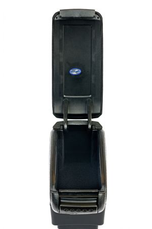 Opel Corsa C,Opel Combo,Opel Tigra Car Auto Armrest Centre Console Arm Storage Box Black Textile