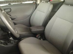 Opel Corsa C,Opel Combo,Opel Tigra Car Auto Armrest Centre Console Arm Storage Box Black Textile