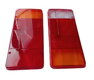 2 x Rückleuchtenglas Rücklichtglas Lichtscheibe LKW für Renault Master,VW T-5,Iveco Daily Eurocargo I,II,III,Citroen C25 Jumper Jumpy,Fiat Ducato,Peugeot Boxer Pritsche 