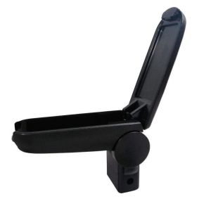 VW GOLF, JETTA, BORA 1999-2004 Mittkonsol Armstöd Bilarmstöd för Bil Svart Läder