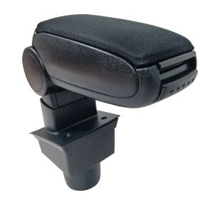 VW PASSAT B6 2005-2010 Mittkonsol Armstöd Bilarmstöd för Svart Textil
