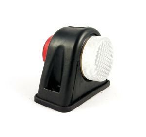 2 x LED 12 / 24v Marker Lights Side Truck Trailer Position Indicator Red / White