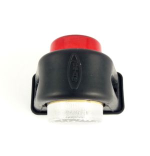 2 x LED 12 / 24v Marker Lights Side Truck Trailer Position Indicator Red / White