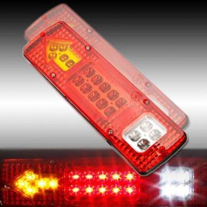2 x Luces indicadoras,Luz trasera del camión, remolque izquierda derecha Vw, Iveco, Man Bus Van LED 12/24v