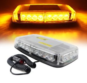 24 LED 28cm BAR Blitzlicht Warnleuchte Notfall Strobe Leuchten 12V 24V mit Magnet