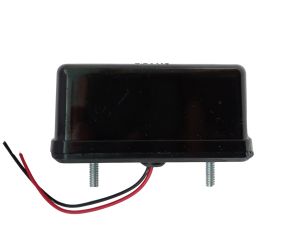 4 LED Nummerplåtsbelysning för Lastbil Släpvagn Svart 12v 