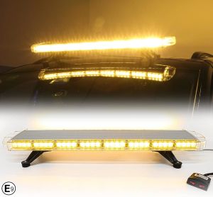 72 LED 96.5cm BAR Blitzlicht Warnleuchte Notfall Strobe Leuchten 72W 12V 24V 15 Blinkmodi