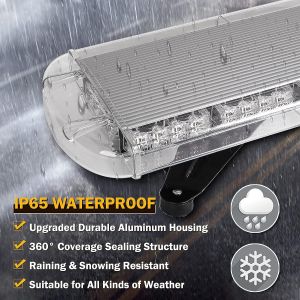 72 LED 96.5cm BAR Blitzlicht Warnleuchte Notfall Strobe Leuchten 72W 12V 24V 15 Blinkmodi