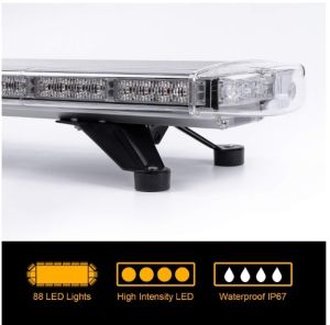 88 LED 120cm BAR Blitzlicht Warnleuchte Notfall Strobe Leuchten 88W 12V 24V 15 Blinkmodi