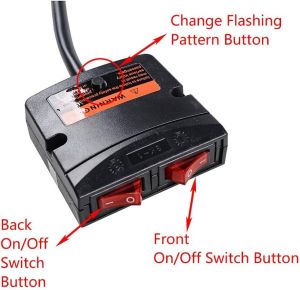 88 LED 120cm BAR Blitzlicht Warnleuchte Notfall Strobe Leuchten 88W 12V 24V 15 Blinkmodi