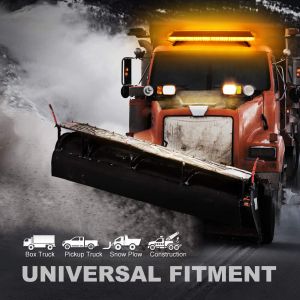 88 LED 120cm BAR Blitzlicht Warnleuchte Notfall Strobe Leuchten 88W 12V 24V 15 Blinkmodi E-Prüfzeichen