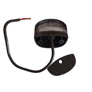 2 x 4 LED License Plate Registration Number Lighting fot Truck Car Trailer Lorry Black 12V 24V